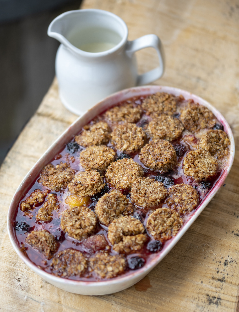 Pear &amp; Blackberry Cobbler Journal