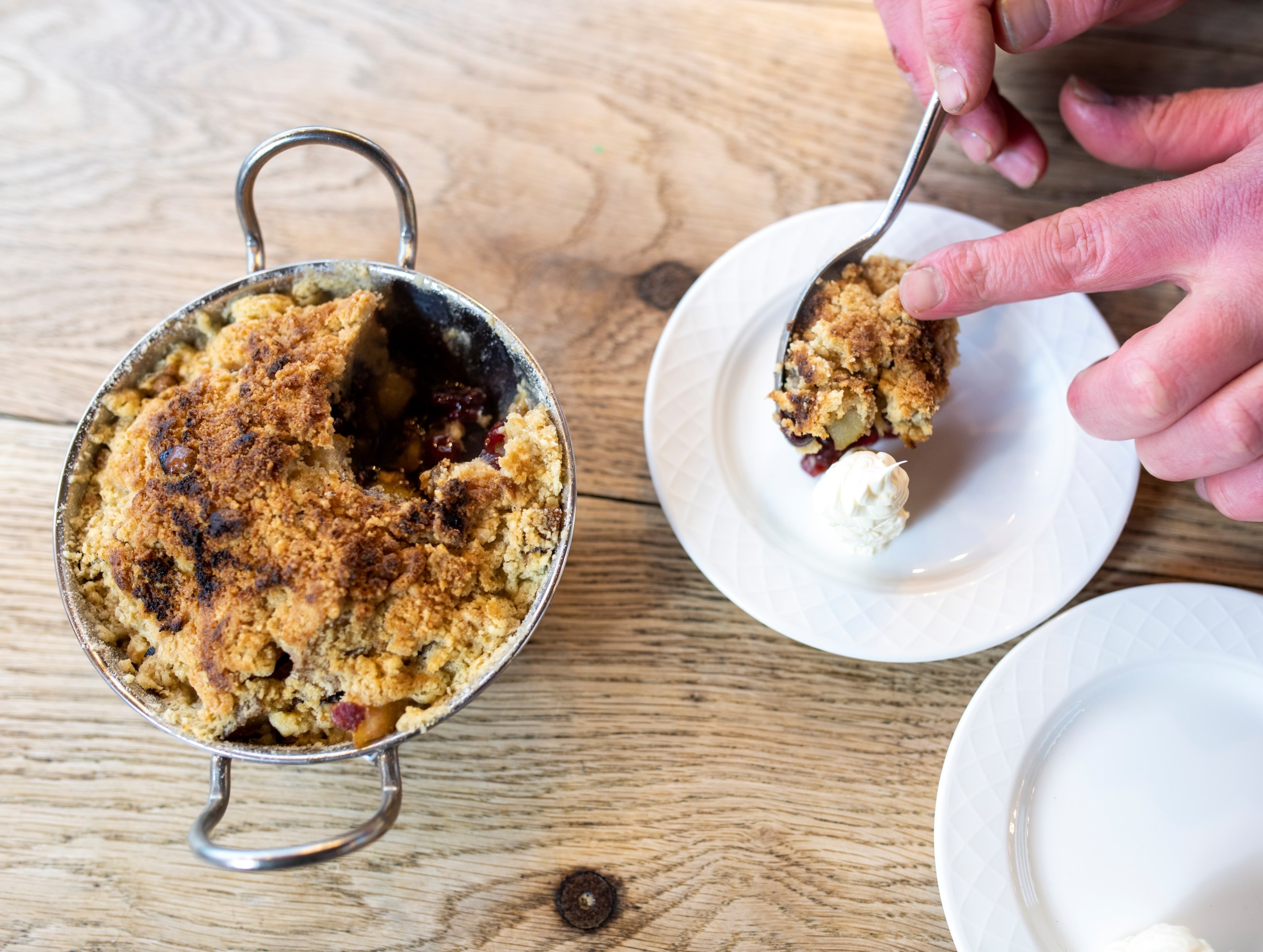 Pear &amp; Cranberry Crumble Journal